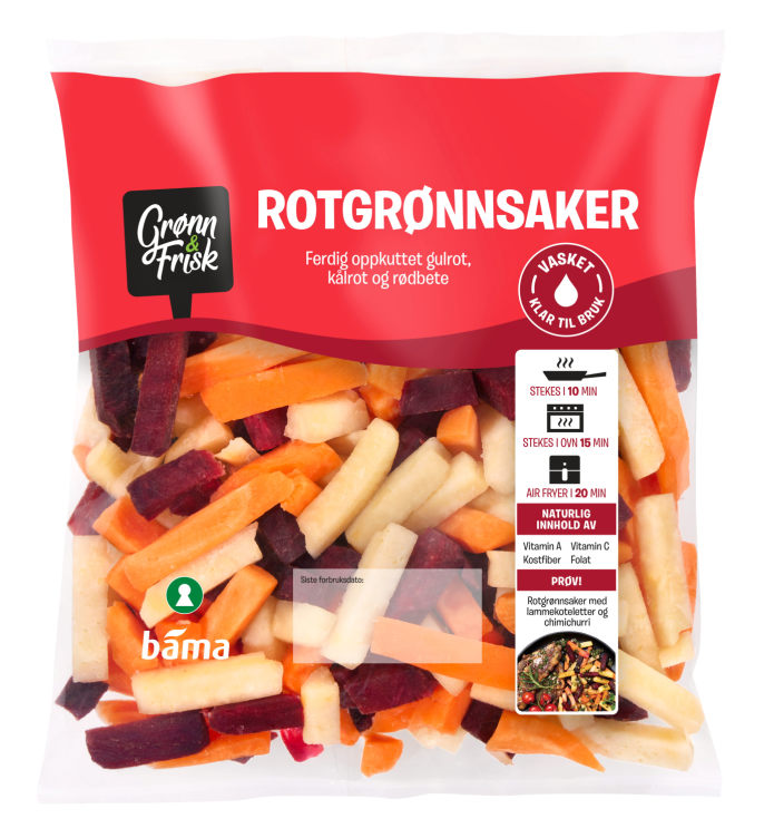 Rotgrønnsaker 600g Grønn&Frisk