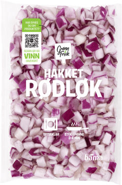 Rødløk Hakket