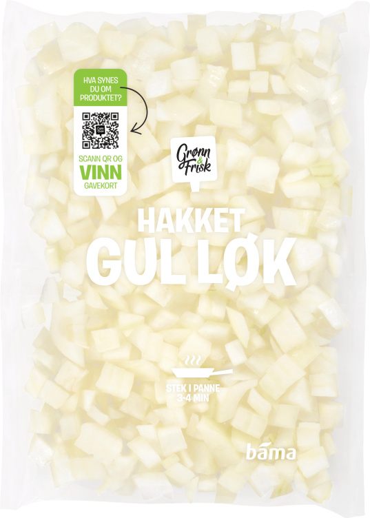 Gul Løk Hakket 170g