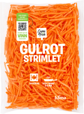 Gulrot Strimlet