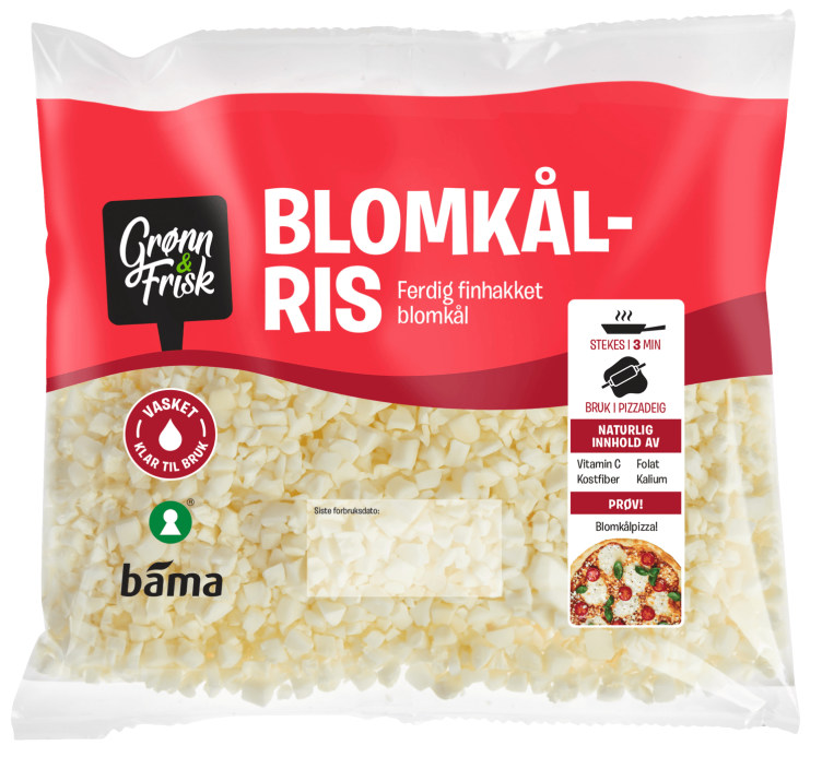 Blomkål Ris 200g Grønn&Frisk