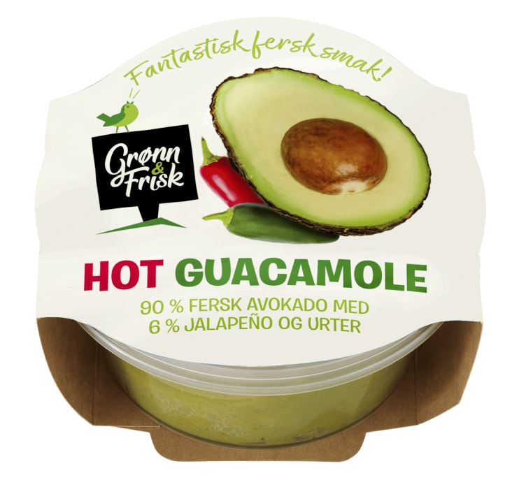 Guacamole Hot 150g Grønn&Frisk