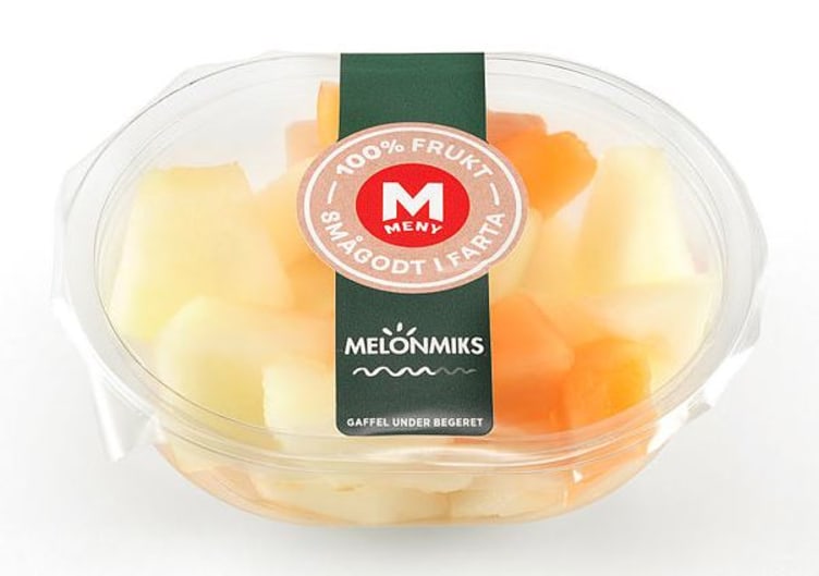 Melonmix 100% Kuttet Frukt 200g Meny