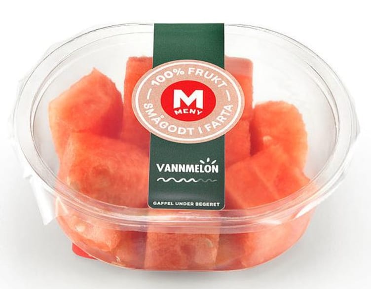 Vannmelon 100% Kuttet Frukt 200g Meny