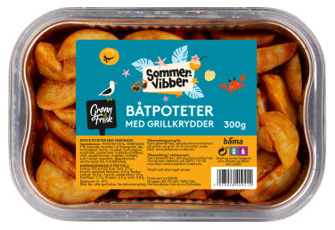 Båtpoteter m/Grillkrydder 300g Sommervibber