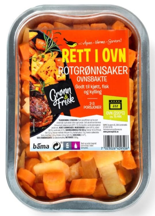 Rotgrønnsaker Bakte 300g Grønn&Frisk