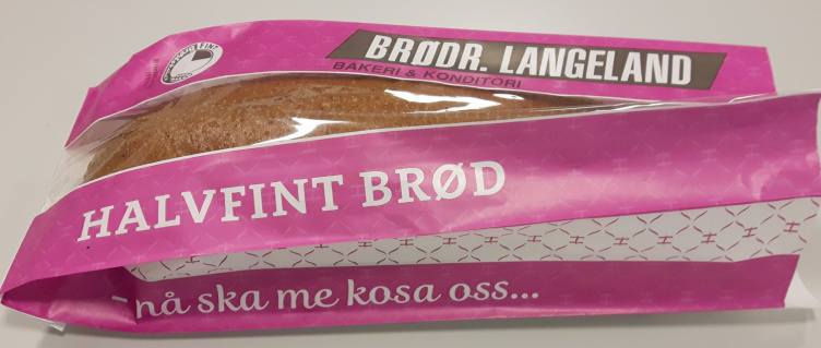 Halvfint Brød 750g Brødr.Langeland