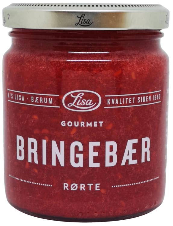 Bringebær Rørte 250g Lisa