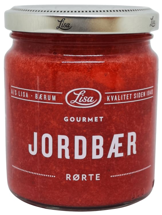 Jordbær Rørte 250g Lisa