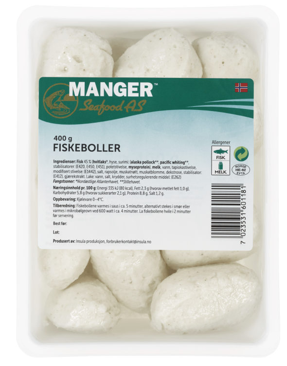 Fiskeboller 726g Manger Seafood