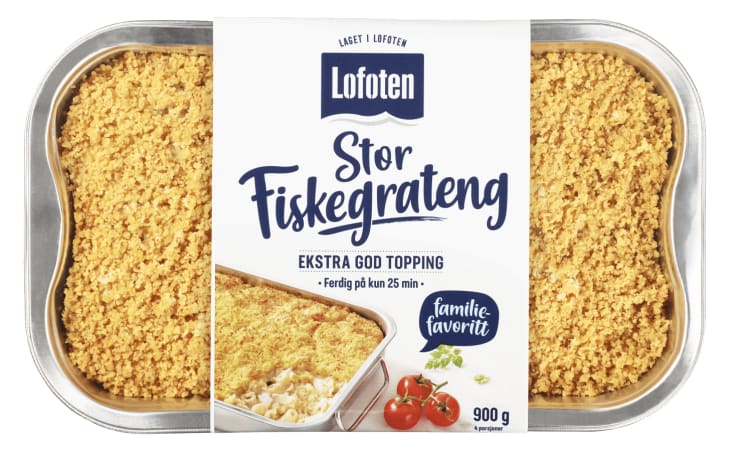 Lofoten Fiskegrateng 900g