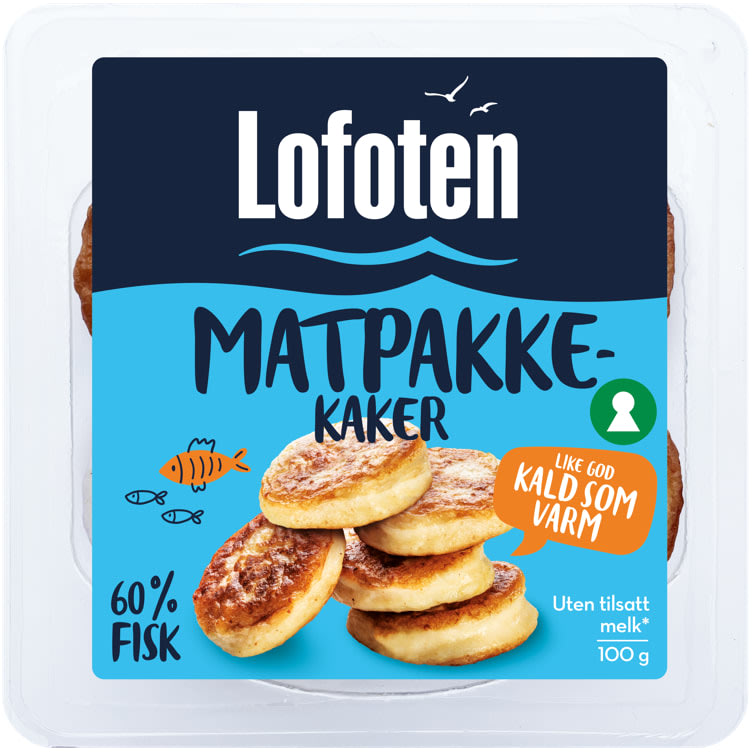 Matpakkekaker 100g Lofoten