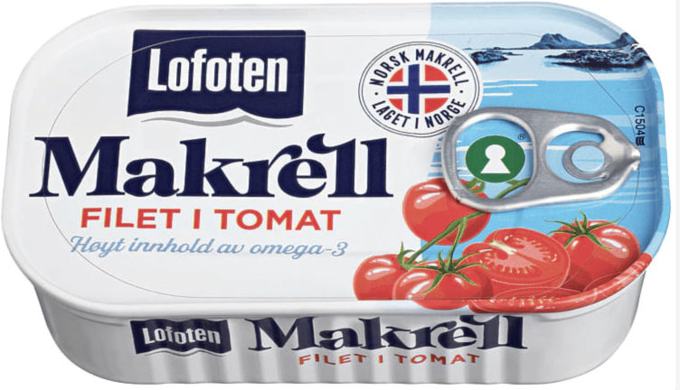 Bilde av Makrell i Tomat Original 110g Lofoten