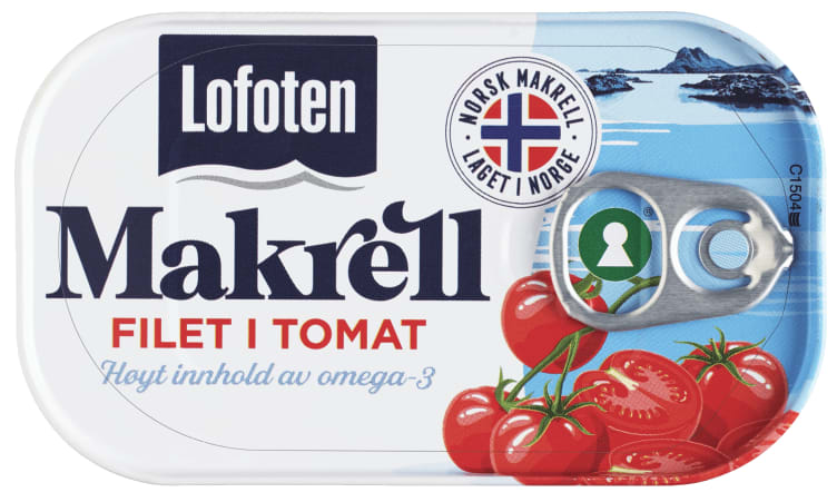 Makrell i Tomat Original 110g Lofoten