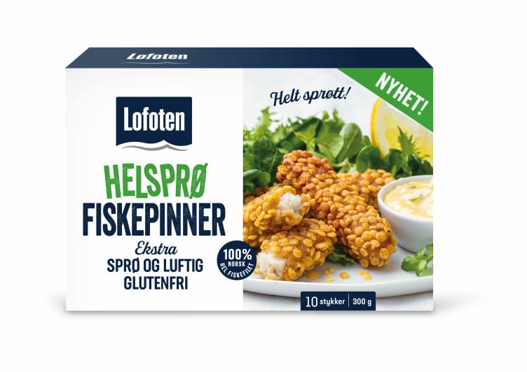 Fiskepinner Helsprø 300g Lofoten