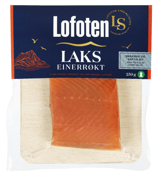 Bilde av Laks Einerrøkt Bit 250g Lofoten