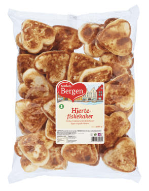 Hjertefiskekaker 1980g Madam Bergen