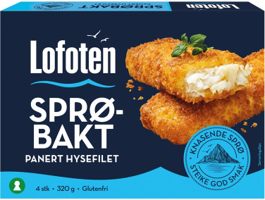 Sprøbakt Hyse 320g Lofoten