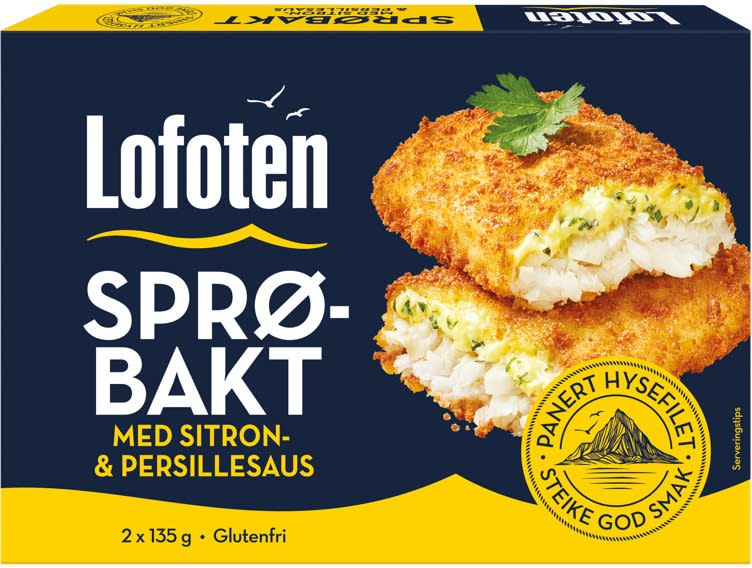 Sprø Hyse Sitron/Persille 270g Lofoten