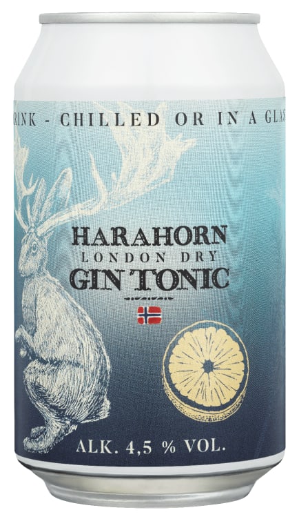 Bilde av Harahorn Gin Tonic 0,33l boks