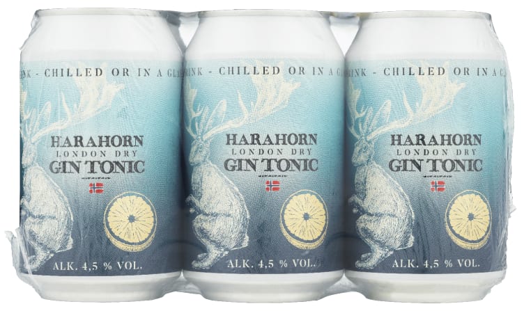 Harahorn Gin Tonic 0,33lx6 boks