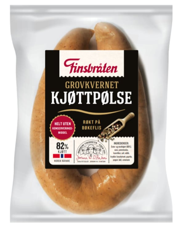 Bilde av Kjøttpølse Grovkvernet 350g Finsbråten