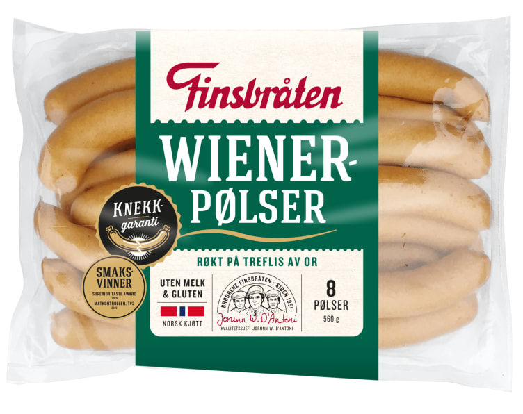 Finsbråten Wienerpølse 560g