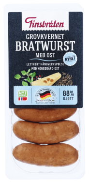 Bratwurst Grovkvernet 300g Finsbråten