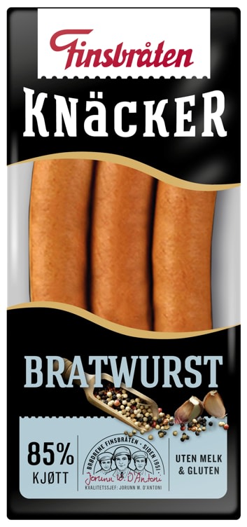 Knacker Bratwurst 250g Finsbråten