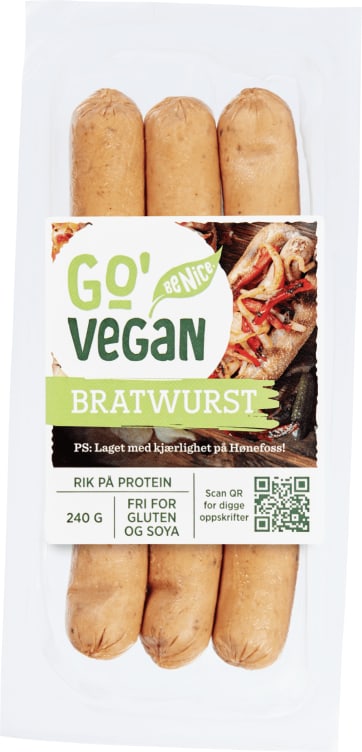 Bratwurst 240g Go'Vegan