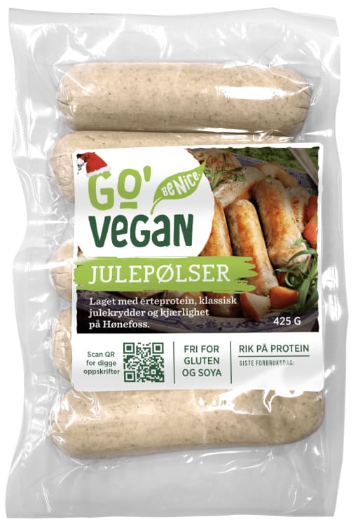 Bilde av Julepølse Vegansk 425g Go'Vegan