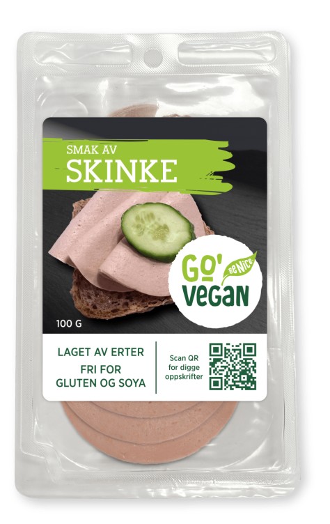 Bilde av Vegansk Pålegg m/Smak Av Skinke 100g Go'Vegan