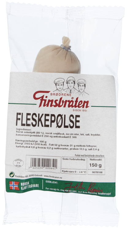 Fleskepølse 150g Finsbråten