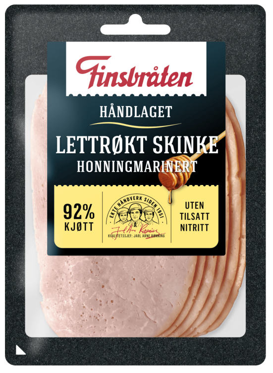 Product Image for Skinke Lettrøkt Honningmarinert 90g Finsbråten