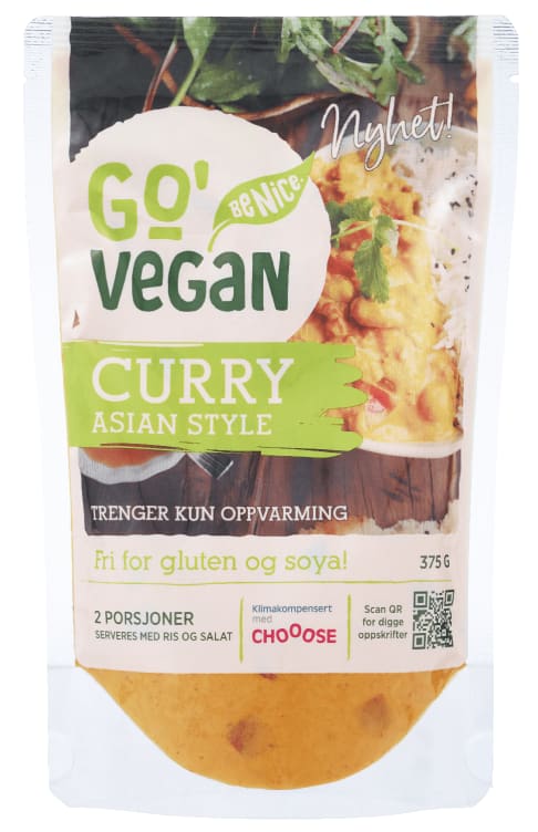 Curry Asian Style 375g Go'Vegan