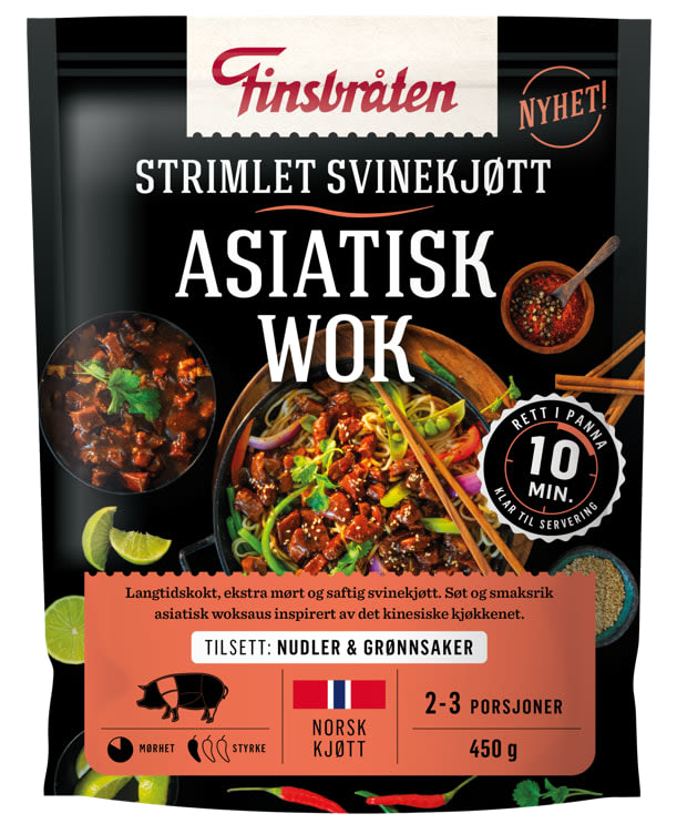 Slow Asiatisk Wok 450g Finsbråten
