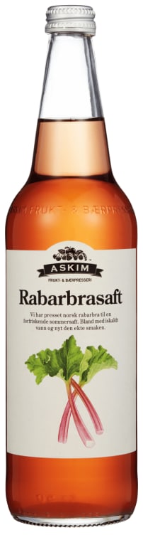 Rabarbrasaft 0,7l flaske Askim