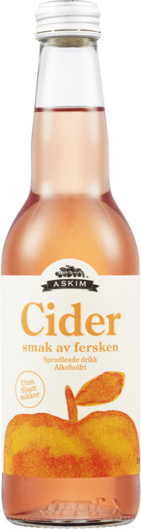 Askim Cider Fersken u/Sukker 0,33l