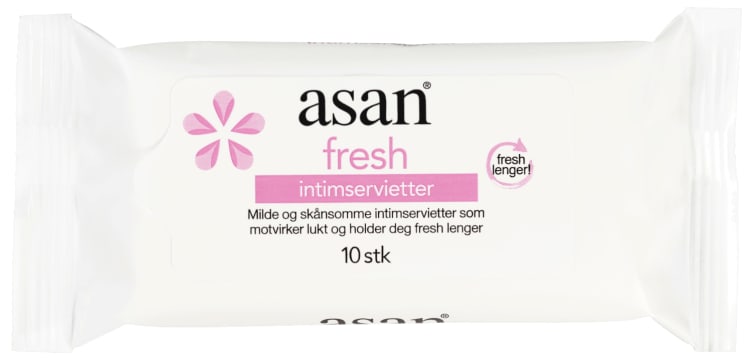 Asan Intimserviett Fresh 10stk