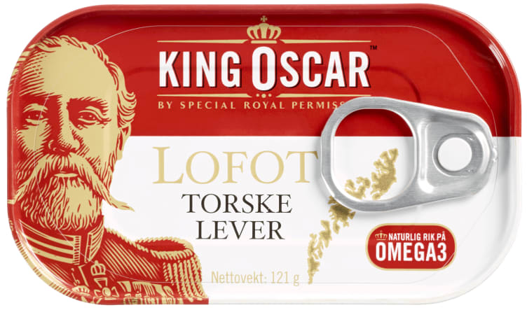 Torskelever 121g King Oscar