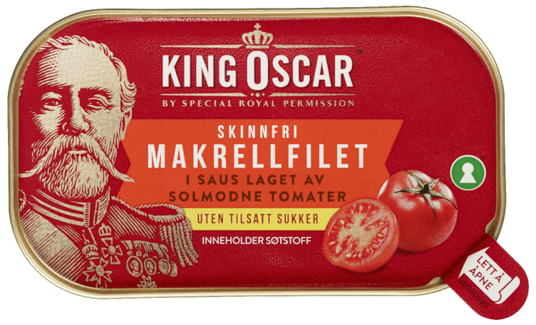 Makrell i Tomat m/Stevia 110g King Oscar