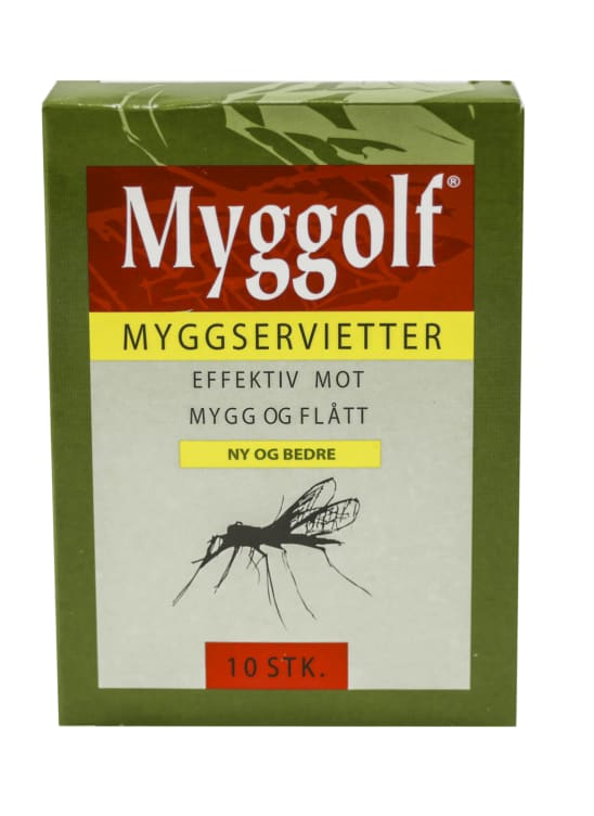 Myggserviett 10stk Myggolf