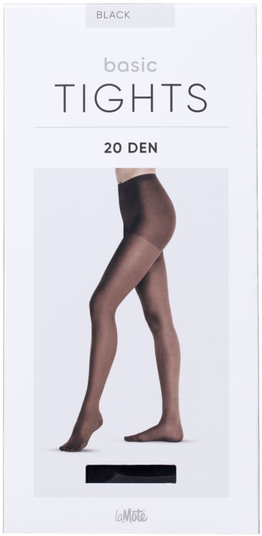Tights Basic 20 Den 36-44 Black Pierre Robert