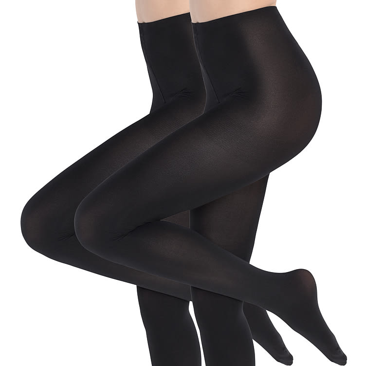 Tights Basic 40 Den L/XL Black 2pk Pierre R