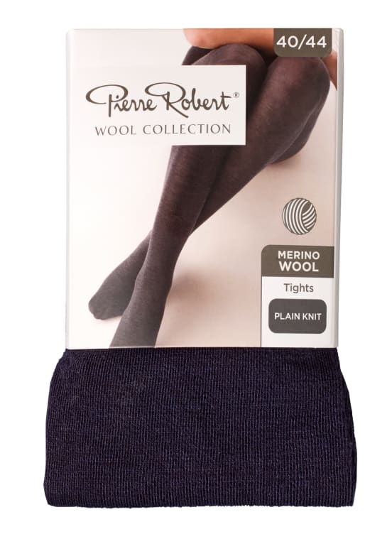Tights Wool Black 40-44 Pierre-Robert