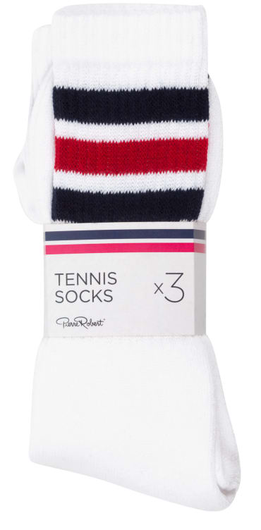 Tennis Sock White Mix Pierre Robert