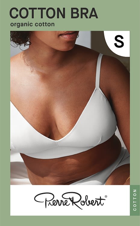 Bilde av Cotton Bra White S Pierre-Robert