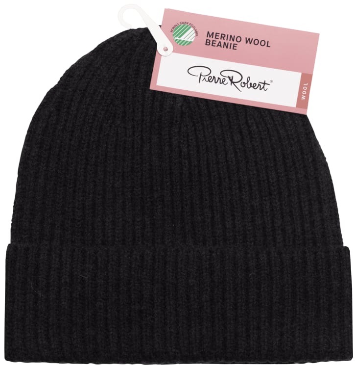 Bilde av Wool Beanie Black Onesize Pierre-Robert