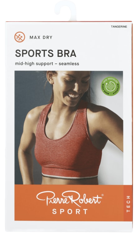 Bilde av Sports Bra Midhigh Tangerine M Pierre-Robert