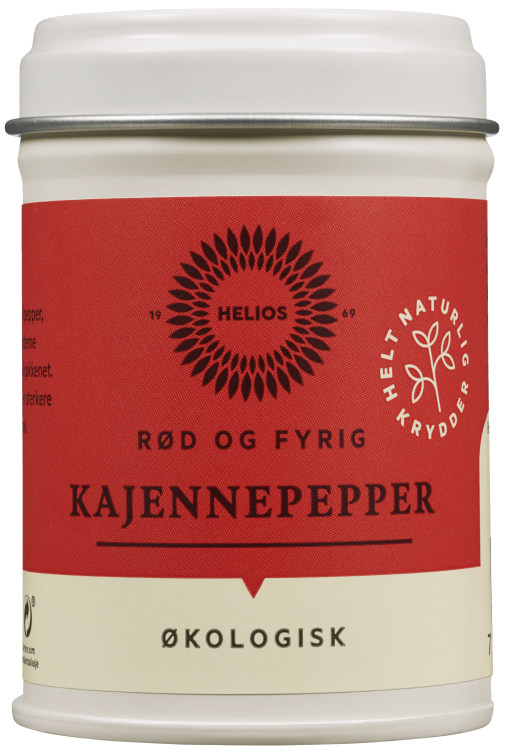 Kajennepepper Økologisk 30g Helios